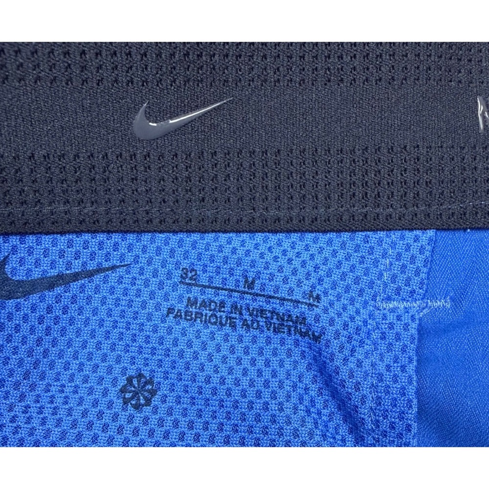 Nike Dri-FIT Mens Golf Shorts Blue Abstract Brushstroke Print Sz 32 Standard Fit - Picture 2 of 6
